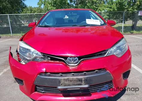 2015 Toyota Corolla Le z USA, uszkodzony, nr VIN 2T1BURHE8FC399319